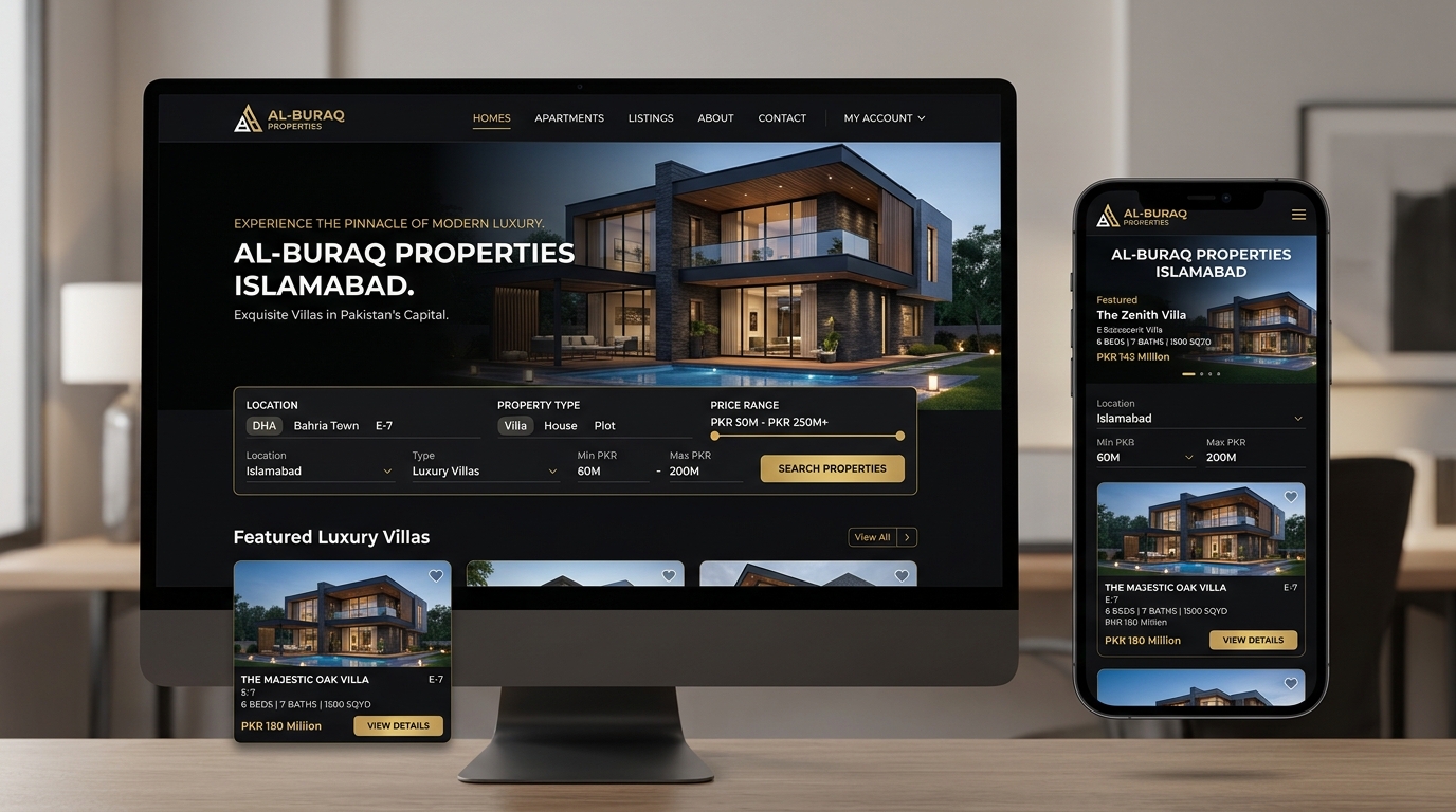 Al-Buraq Real Estate Web Development